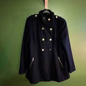 Guess Los Angeles Women’s Navy Peacoat